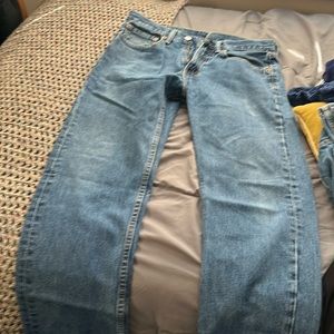 Levi jeans denim size 31 x 30 style505 lightly used